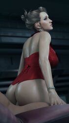 3d ass ass_focus big_ass big_breasts big_butt blonde_female blonde_hair bluelight cfnm clothed_female_nude_male clothed_sex clothing female female_domination female_focus female_on_top femdom final_fantasy final_fantasy_vii final_fantasy_vii_remake girl_on_top makeup male mature mature_female mature_woman medium_breasts milf penetration penis reverse_cowgirl_position riding riding_penis scarlet_(ffvii) sex tied_hair