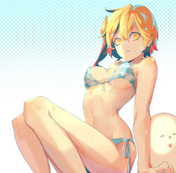 bikini female female_only kagerou_project kisaragi_momo solo tagme yellow_eyes