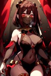 aged_up ai_generated artist_request brainwashed brainwashing chara dancer_outfit harem_outfit hypnosis mind_control pixai red_eyes tagme undertale undertale_(series)