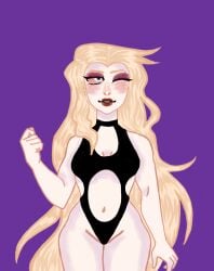 badly_drawn hazbin_hotel lilith_morningstar_(hazbin_hotel) milf mother succubus