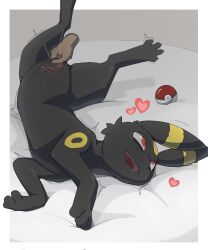 absurd_res eeveelution female feral finger_fuck fingering generation_2_pokemon happy heart_symbol hi_res maoegou nintendo orgasm pokemon pokemon_(species) solo umbreon vaginal_penetration