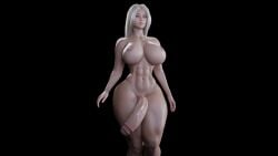 3d animated animated_gif audrix futa_only futanari huge_ass huge_breasts huge_cock muscular_futanari original original_character solo_futa swaying_penis thick thick_penis toned_futa veiny_penis voluptuous_female walk_cycle winking_at_viewer