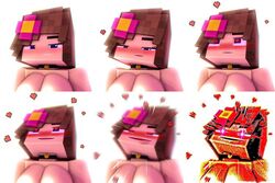 1girls 3d emoji horny_female humanoid illustration jenny_belle_(slipperyt) joa meme mine-imator minecraft slipperyt solo tagme