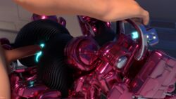 3d anus ass ayasz bastion_(overwatch) big_breasts duo female male omnic overwatch penis robot rule_63 straight technophilia vagina