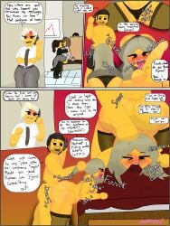 background characters from blood debt by moraxii