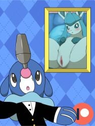 1girls absurd_res anus ass belly big_ass blue_body blue_eyes blue_fur blue_skin blush cocktail eeveelution feet female female_only feral flat_chest fur furry furry_only generation_4_pokemon generation_7_pokemon glaceon hi_res looking_at_viewer nintendo no_nipples nude open_mouth patreon pawpads paws picture picture_frame playing pokémon_(species) pokemon pokemon_(species) popplio pussy sea_lion sitting tail thick_thighs tongue tuxedo video_games wall winick-lim