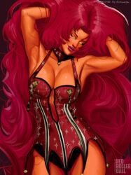 starfire from dc by redrollerball