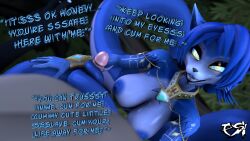 2025 3d_(artwork) anthro apode big_breasts blue_body blue_fur blue_hair blue_nipples breasts canid canine collar digital_media_(artwork) draconcopode duo female first_person_view fox fur genitals gold_(metal) gold_collar hair hi_res humanoid_genitalia humanoid_penis hypnosis hypnotic_eyes hypnotizing_viewer krystal krystal_(star_fox) lamia legless male male/female male_pov mammal metal_collar mind_control multicolored_body multicolored_fur naga nintendo nipples penis psikokinetic reptile ringed_eyes scalie serpentine snake source_filmmaker_(artwork) split_form star_fox two_tone_body two_tone_fur white_body white_fur