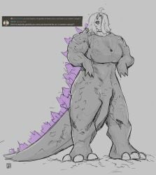 godzilla (cosplay) fan art