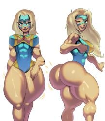 blonde blazer from dispatch (game) by undergroundj