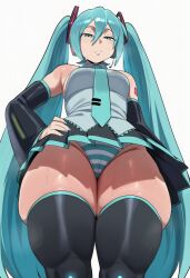 hatsune miku from vocaloid by unown18