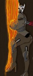 big_breasts breasts brutal burning death fat_ass female imminent_death killed lava optimus_prime robot scourge_(transformers) snuff transformers transformers_rise_of_the_beasts unrealistic_proportions