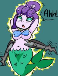 bite biting blush cala_maria eel electric electric_eel electric_shock electricity electro electrostimulation forced_orgasm instant_orgasm large_breasts looking_pleasured mermaid moaning shock shocked shocking sparks tagme tagme_(artist) turned_on