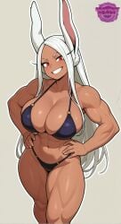 mirko from my hero academia by jorgecarlosai