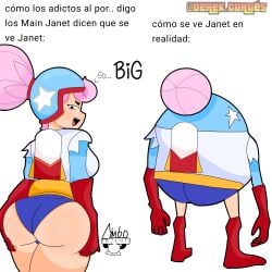 janet (brawl stars) from brawl stars by chimbo tieso