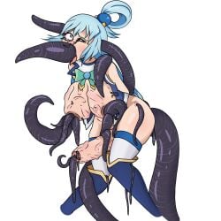 1futa all_the_way_through anal aqua_(konosuba) balls bloodshot_eyes blue_hair body_horror body_invasion boots breasts clothed clothing crying ear_penetration erection eye_penetration fucked_silly futa_focus futanari giant_breasts giant_penis huge_cock human impossible_fit infestation injury kono_subarashii_sekai_ni_shukufuku_wo! light-skinned_futanari light_skin mostly_clothed nipple_penetration nipples painful painful_penetration pale_skin parasite penis puncture rape restrained size_difference skull_flossing skull_fucking solo_focus someartistguy standing tentacle tentacle_penetration tentacle_rape tentacle_sex thick thick_thighs thighhighs undressed urethral_insertion urethral_penetration