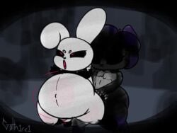 anal animated anthro_penetrating big_belly cum cum_inflation femboy furry gay goth goth1cc handsfree_ejaculation huge_ass inflation male male/male male_only mp4 no_sound rabbit stomach_bulge tagme video