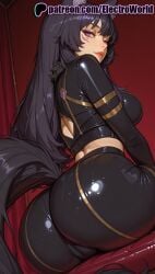 1girls 2025 ai_generated artist_name ass breasts breasts breasts bust chest delta_(the_eminence_in_shadow) electroworld female hi_res high_quality high_resolution highres long_hair looking_at_viewer patreon patreon_username purple_eyes red_background solo stable_diffusion the_eminence_in_shadow watermark