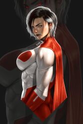 artist_request big_breasts gender_transformation genderbent genderswap_(mtf) hibren image_comics invincible invincible_(comics) invincible_(tv_series) omni-man omni-woman rule_63 superheroine