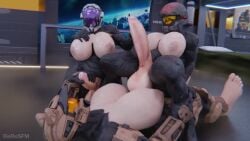 3d 3futas animated big_feet breasts_out character_request erection feet futa_on_futa futa_only futanari halo_(game) halo_(series) huge_cock hung_bottom reresfm sound spartan_(halo) stroking_penis tagme video voyeur