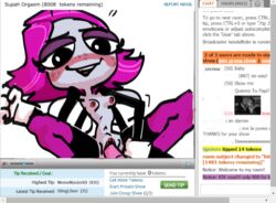 4_arms arthropod black_eyes blush breasts dildo disney fake_screenshot female fly hair hi_res insects livestream maggie_pesky masturbation multi_arm multi_limb nipples purple_hair sex_toy solo the_buzz_on_maggie zsky