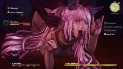 3d ahe_gao ahe_gao all_fours animal_ears areolae au_ra bent_over big_breasts breasts debuff doggy_style dominant_futanari domination female femsub final_fantasy_xiv fox_ears from_behind from_behind_position fucked_into_submission fucked_silly futa_on_female futadom futanari game_cg game_mechanics gameplay_mechanics gpose(ffxiv) grabbing hair_pull hypnosis miwwuh naked nipples nude nude_female nude_futanari open_mouth peace_sign pink_eyes pink_hair pulling_hair sex status_effect submissive submissive_female tagme tongue tongue_out zax_magma