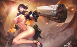 arena_of_valor big_breasts female nude nude_female tagme violet_(arena_of_valor)