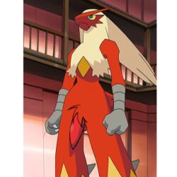 anthro blaziken feral generation_3_pokemon humanoid interspecies low_res male nintendo pokemon pokemon_(species) pokephilia solo