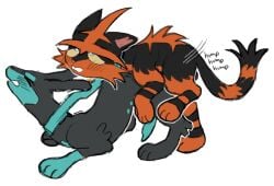 ahe_gao anal anal_sex animal_genitalia animal_penis ass_up balls barely_visible_balls barely_visible_genitalia basil_(binkybnuuy) binkybnuuy black_body black_fur blue_eyes blush blush_lines byte_(binkybnuuy) canine_genitalia canine_penis closed_eyes duo feral feral_on_feral feral_penetrated feral_penetrating feral_penetrating_feral feral_penetrating_male from_behind_position fur generation_7_pokemon genitals green_markings green_penis half_shiny_pokemon hi_res humping legendary_pokemon looking_pleasured male male/male male_on_feral male_penetrating_feral markings mating_grip multi_nipple nintendo nipples one_leg_up open_mouth penetration penis pokemon pokemon_(species) raised_leg red_body red_fur scruffy sex thrust_lines thrusting torracat yellow_sclera zygarde zygarde_10_forme