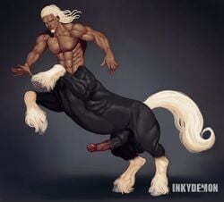 centaur erection flexible_survival horsecock inkydemon male male_only muscular solo taur