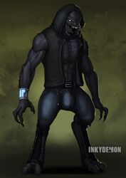 1boy bulge demon halo_(series) inkydemon male male_only male_sangheili_(halo) monster penis sangheili solo