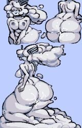 armor big_ass big_breasts cloud_elemental clouds cum cum_in_pussy cum_inside horny_female pixel_art self_upload terraria