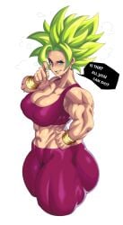 big_ass dragon_ball dragon_ball_super kefla mertius muscular_female text