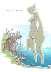 elzikyuchi female futanari giantess harbor intersex monster_girl nukomasu