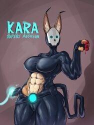 abs alien alien_girl alien_humanoid assassin cat_ears cat_girl cat_humanoid cat_tail catgirl feline kara_(monkey_wrench) monkey_wrench_(series) muscle muscle_girl muscle_tone muscles muscular muscular_alien muscular_anthro muscular_female skin_tight skintight thedarkzircon