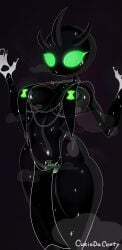 alien_x ben_10 ben_10_omniverse big_breasts black_body cartoon_network celestialsapien curiodaconty green_eyes tagme waifu_x