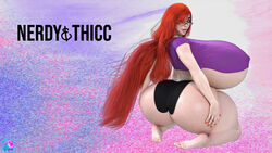 big_ass big_breasts huge_ass red_hair red_hair redheadchan supertito