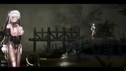 1girls animated game_cg leech light-skinned_female masturbation nonconsensual nun sinisistar sinisistar2 sound sucking_nipples video