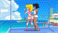 1boy 1girls animated artist_self-insert ass blonde_hair cum cum_in_pussy female full_body high_heels isle_delfino_animation_(minus8) male mario_(series) minus8 minus8_(character) penis pinna_park ponytail princess_peach pussy ricco_harbor sex shorter_than_10_seconds shorter_than_30_seconds skirt sound sound_edit sound_effects standing_sex straight super_mario_sunshine tagme vaginal_penetration video
