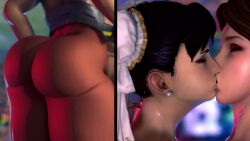 2girls 3d 3d_animation animated asian ass ass_focus asserting_dominance assertive_female blender breast_press breasts capcom child_bearing_hips chun-li curvaceous curvaceous_ass curvaceous_body curvaceous_female curvaceous_figure curvaceous_hips curvaceous_thighs curvy curvy_body curvy_female curvy_figure curvy_hips curvy_thighs cutegals dominant dominant_female eyes_open_while_kissing fatal_fury female female_focus female_only femdom femsub glistening_body hair_bun holding_hands king_of_fighters kissing large_ass large_breasts leggings longer_than_30_seconds mai_shiranui moaning moaning_in_pleasure multiple_females multiple_girls pantyhose passionate passionate_kiss ponytail short_video shorter_than_one_minute snk sound squished_breasts street_fighter submissive submissive_female sweat sweaty sweaty_body symmetrical_docking tagme thick thick_hips thick_legs video waifu yuri