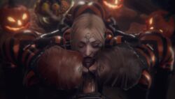 1boy 3d 3girls animated athletic_female bela_(resident_evil) bela_dimitrescu big_ass big_penis black_hair blonde_hair blowjob blowjob_sandwich bodysuit cassandra_(resident_evil) cassandra_dimitrescu cock_hungry cock_worship collaborative_fellatio curvy_female daniela_(resident_evil) fellatio female gifdoozer halloween horny_female huge_cock human latex_bodysuit latex_clothing light-skinned_male light_skin loop looping_animation male oral oral_sex pale-skinned_female penis pov pov_male pumpkin red_hair resident_evil resident_evil_8:_village short_video shorter_than_30_seconds sluts sound straight sucking sucking_penis tagme tight_clothing triple_blowjob triple_fellatio video