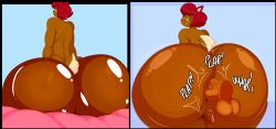 1girls anal anal_penetration anal_sex anthro ass balls big_ass big_butt biting_lip blue_eyes bottom_heavy bubble_ass bubble_butt chipmunk comic denizen1414 disembodied_penis edited edited_by_uploader fat_ass female huge_ass huge_butt hyper hyper_ass inviting_to_fuck inviting_to_sex large_ass looking_at_viewer looking_back male nude nude_female oil oiled oiled_skin penis red_hair sally_acorn sega sex sitting smile solo sonic_(series) sonic_the_hedgehog_(series) thick_ass thick_thighs wide_hips