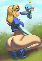 chao (sonic) from sega by voidedmelon