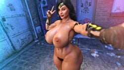 diana of themyscira from dc by spikegames