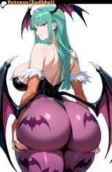 morrigan aensland from darkstalkers by zadbhell