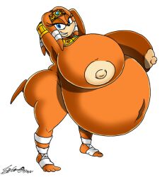 tikal the echidna from sega by skeletal boy