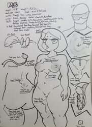 anatomically_correct anus areolae big_ass chubby close-up erect_clitoris family_guy huge_ass meg_griffin multi_nipple nipples pussy scar shortstack tail text thick_thighs tko-san wide_hips