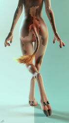 1girls 3_fingers 3d anthro anus ass backpussy canine cattle cloven_hooves female female_only furry hairless hi_res hooves mammal nude nude_female pussy solo tagme tail tail_tuft tchaikovsky2 tuft walking