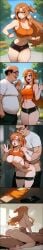age_difference ai_generated big_breasts breasts_out_of_clothes cheating_girlfriend cowgirl_position hanasen moaning_in_pleasure older_male_and_younger_female sex_from_behind sports_bra sports_shorts sports_uniform standing_sex sword_art_online yuuki_asuna