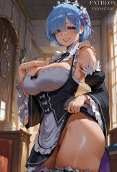 rem (re:zero) from re:zero kara hajimeru isekai seikatsu by duxvector